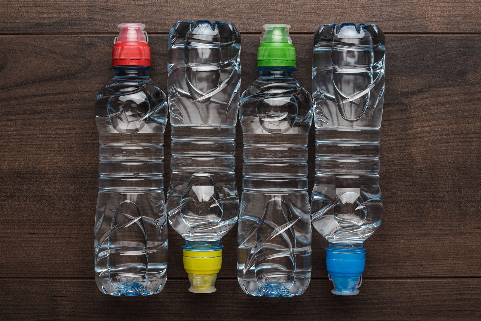 A liter of bottled water contains an average of 240,000 pieces of plastic. GETTY